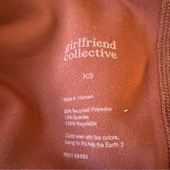 GIRLFRIEND‎ COLLECTIVE Racer Lola V-Neck Dress Size XS NWOT - Picture 4 of 4